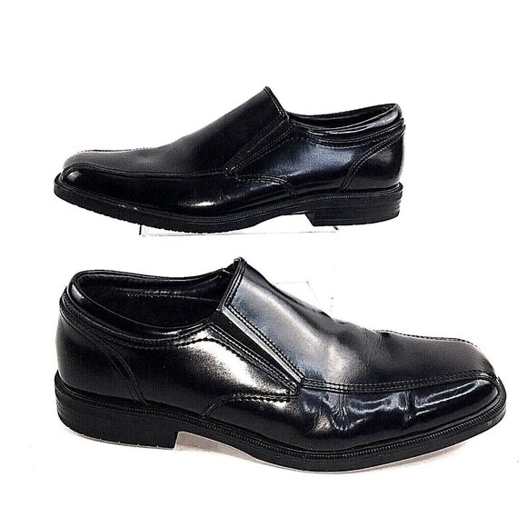 Dockers Slip Resistant Mens Black Leather Loafers US sz 13M 90-29144 EUC - Picture 12 of 12